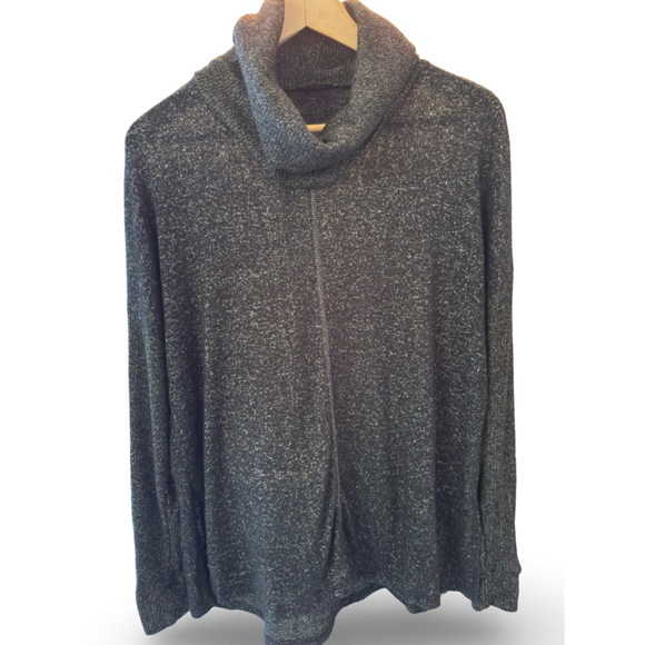 Staccato Cowl Neck Sweater - Gray, Size Small-‎ Soft & Stylish - Picture 1 of 3